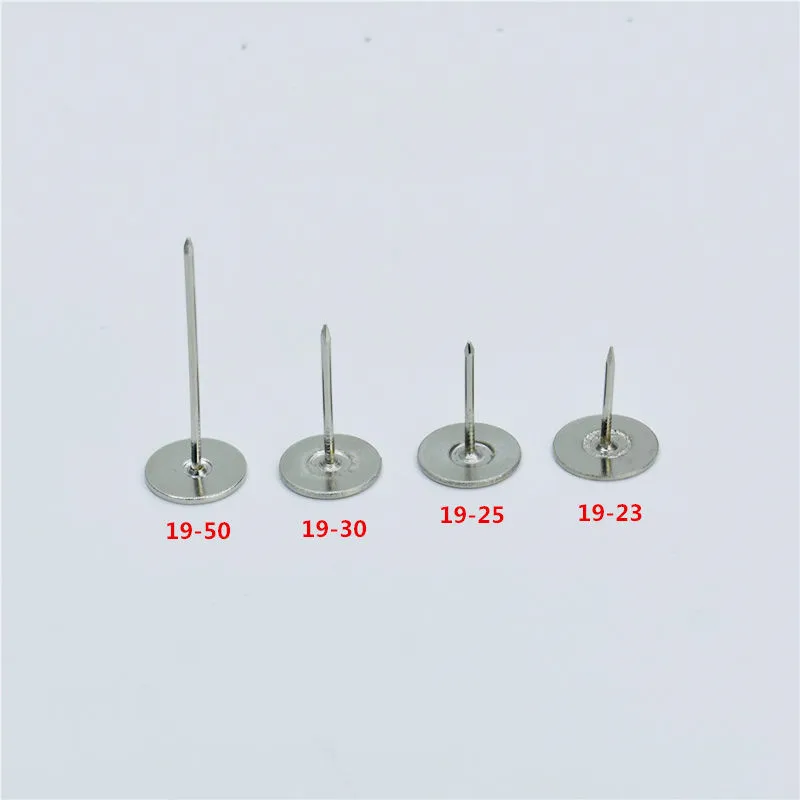 100 шт. металлический штифт декоративные штифты античный для ногтей круглая форма