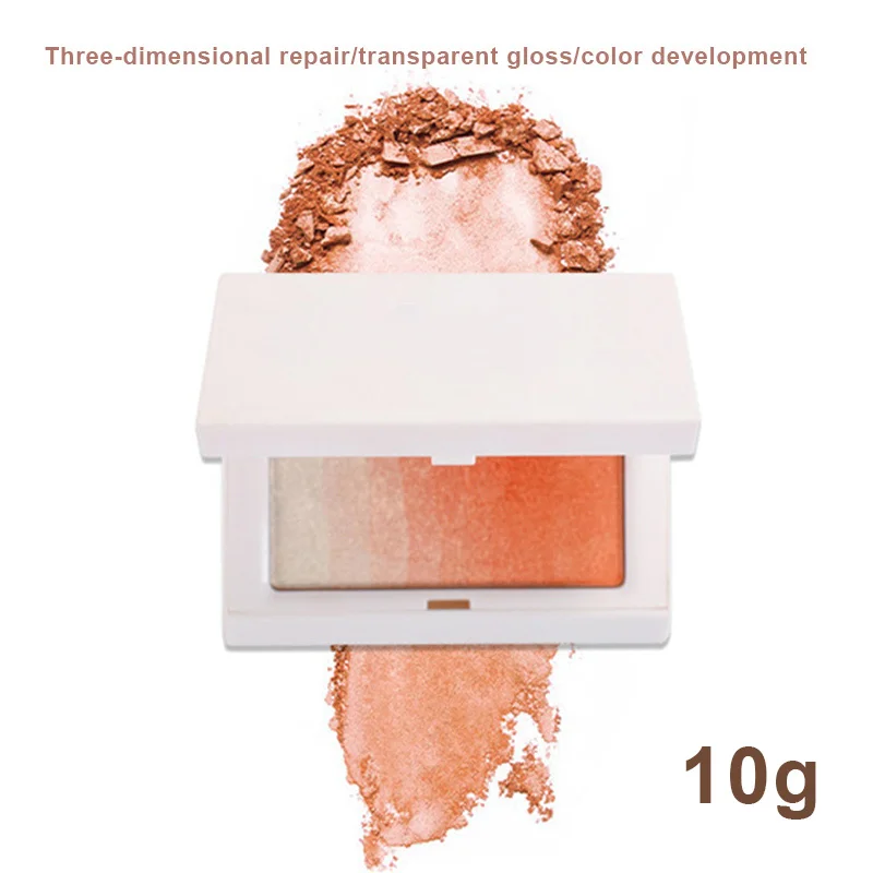 Румяна и хайлайтер все в одном Обрезка пластина перламутровый объем микро