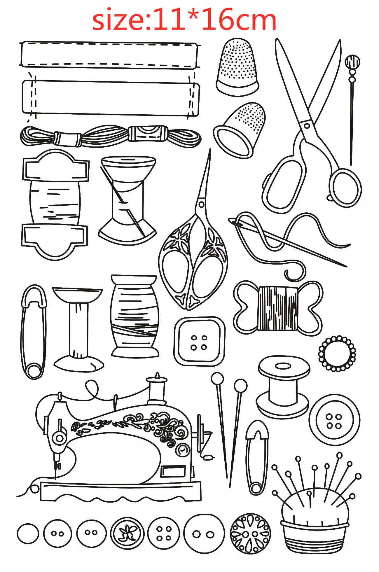 

New Stailor Transparent Silicone Clear Stamp Rubber Sheet Cling Scrapbooking DIY Cute Pattern Photo Album Decor