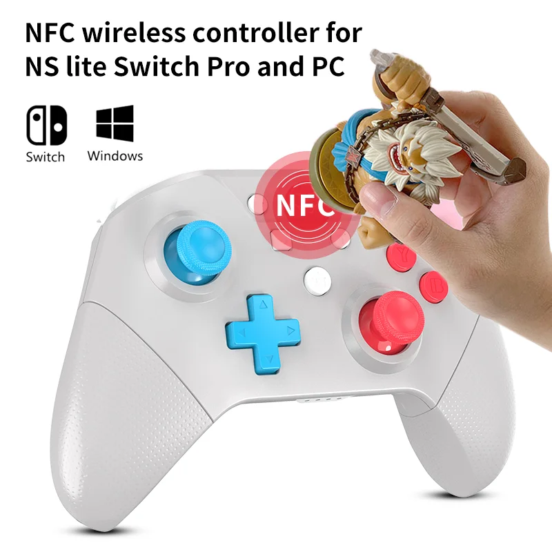 

Bluetooth Wireless Gamepad for Switch Pro NS Lite PC Console NFC Wake Up Turbo Joysticks Controller For NS Pro with 6-Axis