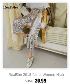 RealShe, женский элегантный комбинезон с лямкой на шее, без рукавов, одноцветные штаны, женский комбинезон, летний женский комбинезон и комбинезон