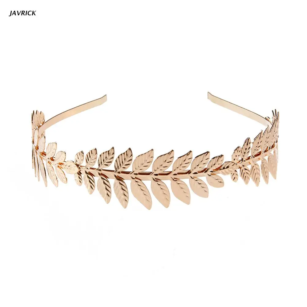 

Vintage Women Goddess Leaf Headband Headdress Hair Band Crown Wedding Chic