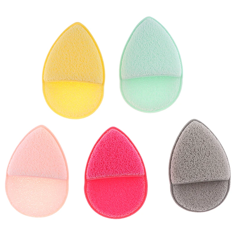 1pc Konjac Sponge Cosmetic Puff Water Drop Shaped Make Up Face Wash Cleaning Tools Random |