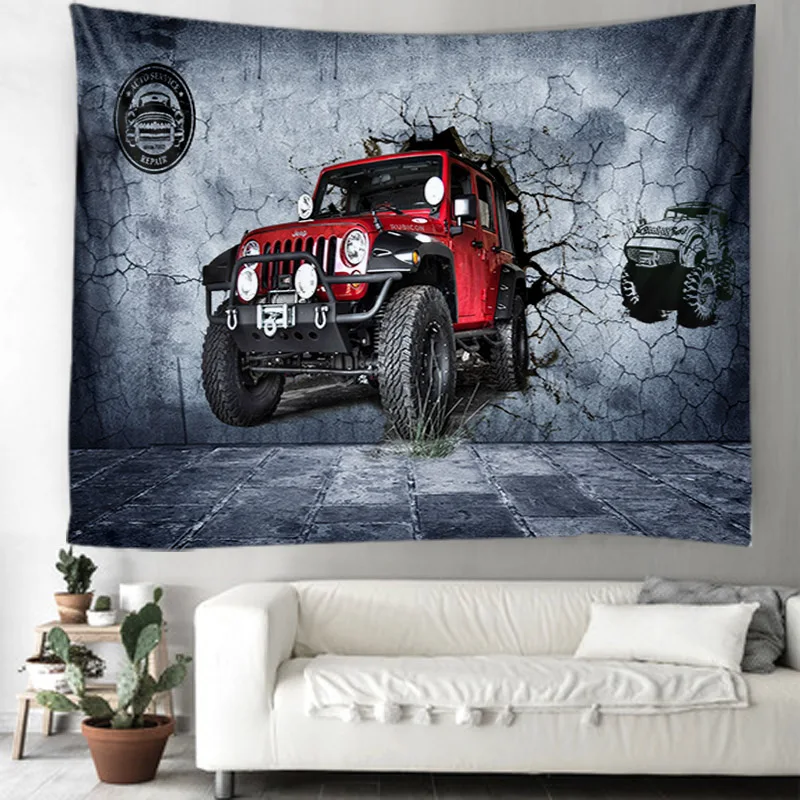 

Racing Car, Street Art, Tapestry Wall Hangings Banners, Sports Car Wall Hangings, Extreme Speed Sports Wall Mats, Bedroom Decor