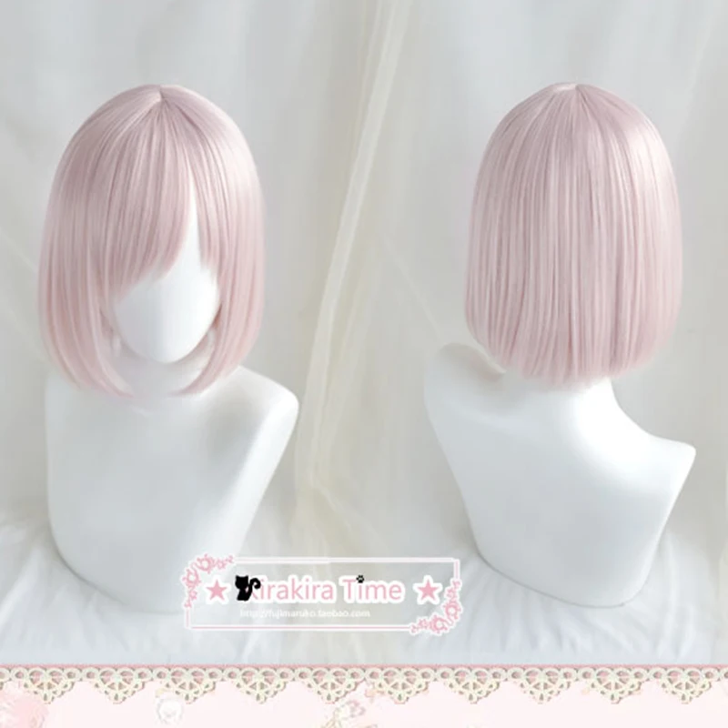 Маскарадный парик с короткими синтетическими волосами для женщин рисунком из