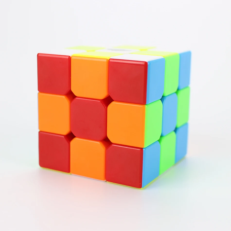 Циклон для мальчиков 3x3x3 профессиональный магический куб соревнования скорость головоломка Кубики Игрушки для детей cubo magico без наклеек Радуга