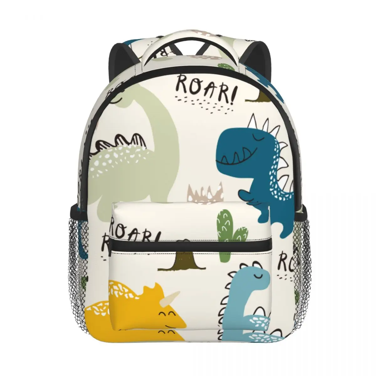 Cartoon Dinosaur With Roar Baby Backpack Kindergarten Schoolbag Kids Children School Bag