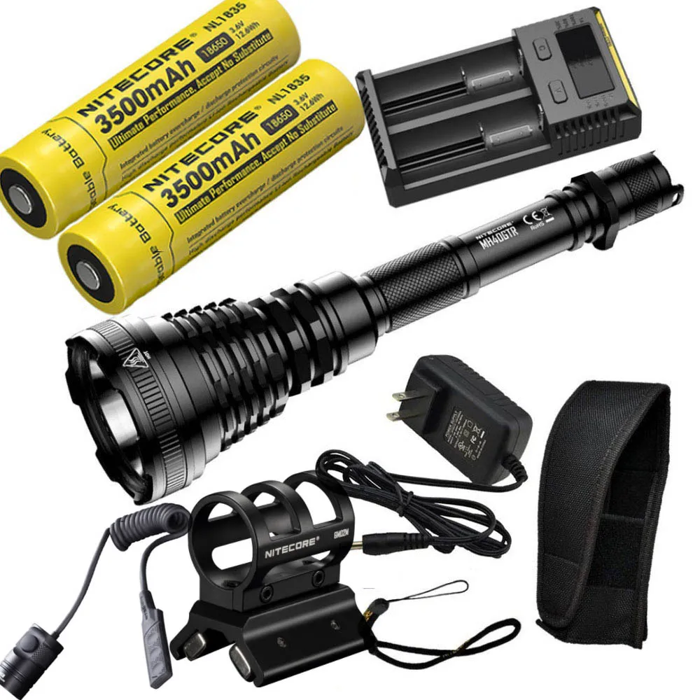NITECORE MH40GTR 1200 люмен Ультра большой диапазон 1004 м охотничий фонарик Тактический