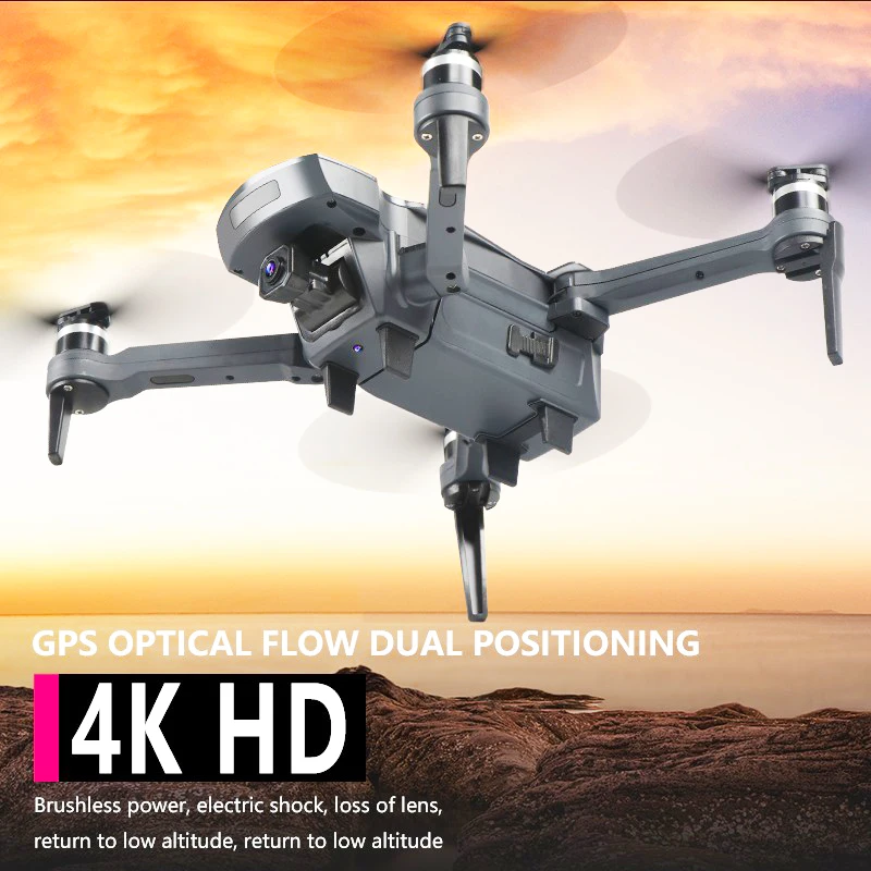 

2021 New HAT Profesional K20 Drone With 4K Camera Dual GPS One-Key Return Headless Mode Follow Me Circle Fly RC Drones Toys