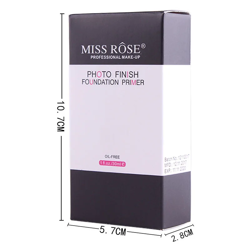 Miss Rose тональный крем для лица масляный праймер Управление База под Макияж