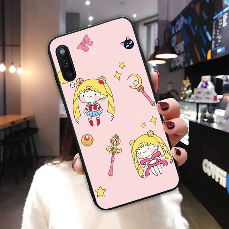 

Sailor Moon Super Cute Mobile Phone Cover Case For Samsung Galaxy M 30S A6 A7 2017 2018 A10 A20 E A30S A40 A50 A70 A80 Coque