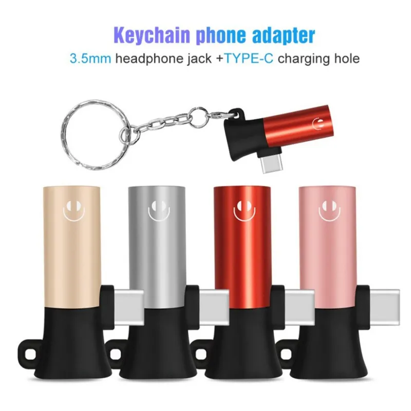 Переходник для наушников 2 в 1 с разъемом Type C на 3 5 мм USB Type-C аудиоадаптер телефонов