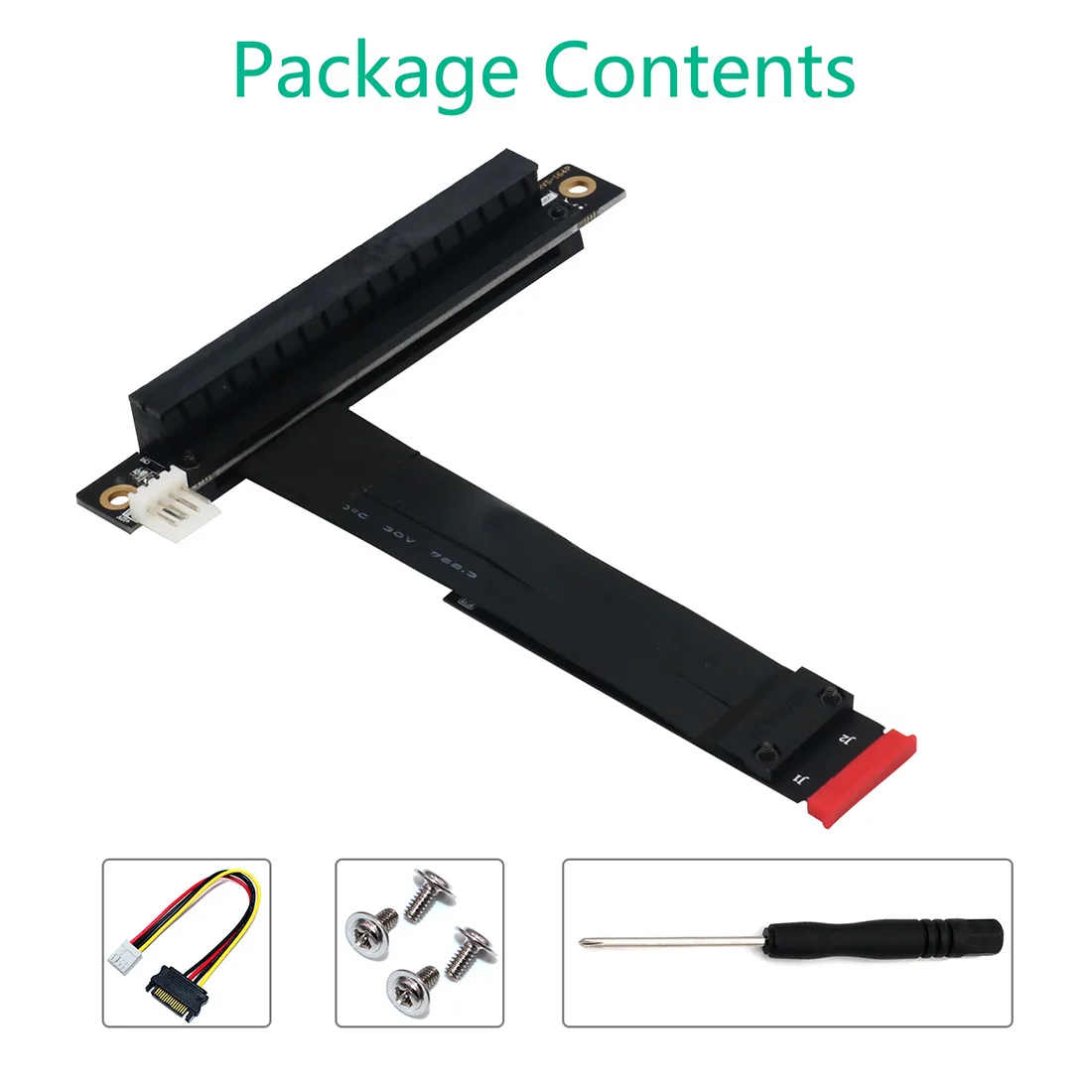 

For M.2 Key M to PCIe 3.0 X16 Extension Cable 90° 180° Right Angle PCI-E Slot for m2 2230/2242/2260/2280 SSD Adapter Cable