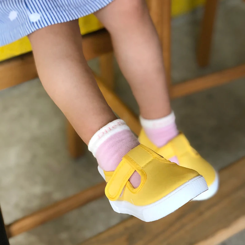 Muyguay-Zapatillas con correa en T para ni&ntilde;as, zapatos de lona, Mary Jane-2