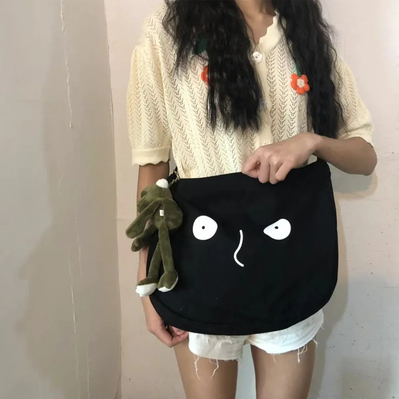 Youda новинка милые для девушек простой стиль Холщовая Сумка колледжа ветер