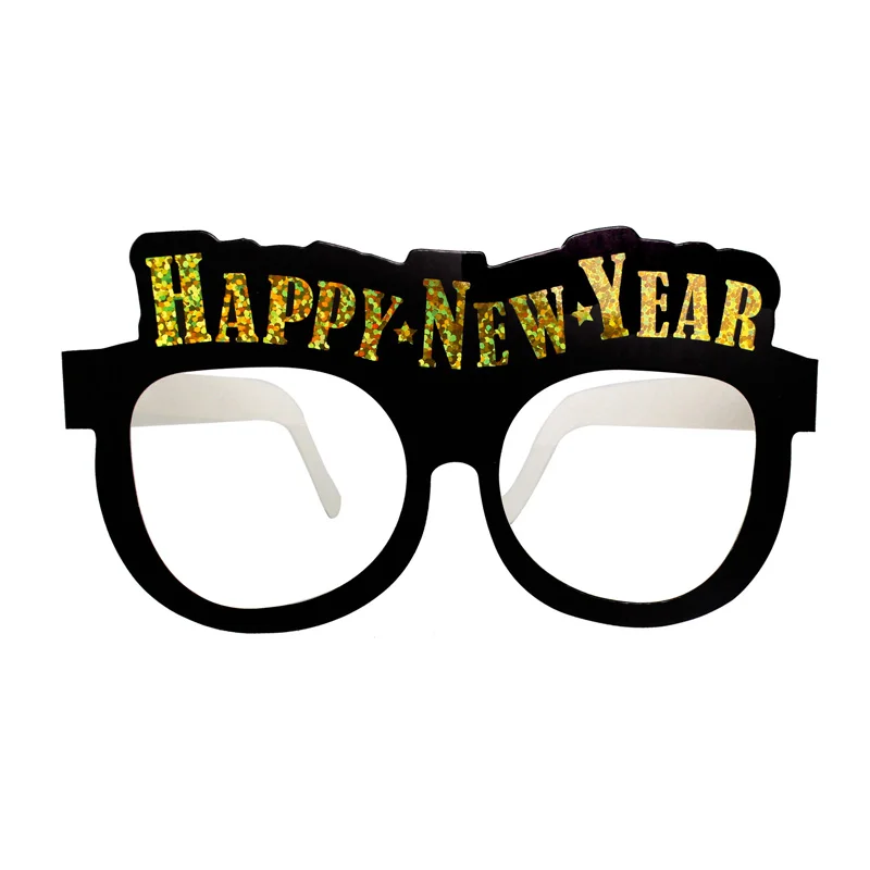 black new year Воздушные шары из фольги с новогодним Рождеством вечерние украшения для дома украшения Санта Клаус дерево снеговик - Цвет: black new year