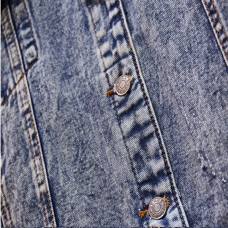 Женская джинсовая куртка в стиле бойфренд батальных размеров 4XL | одежда