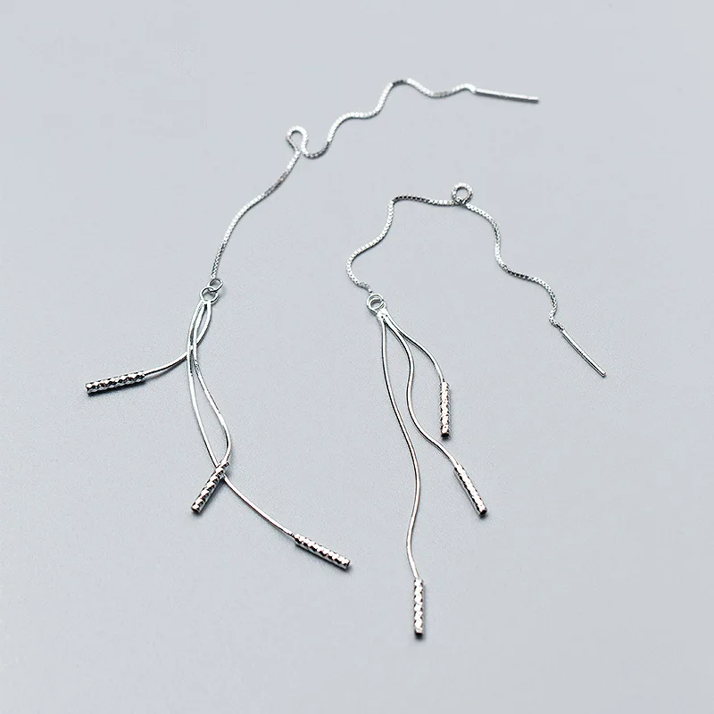 Женские серьги подвески в виде геометрических фигур серебряного цвета|Серьги-подвески| |