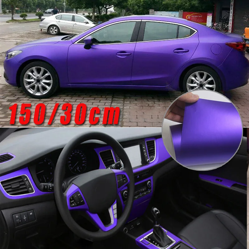 12*60 дюймов Высококачественная автомобильная пленка матовые хромированные