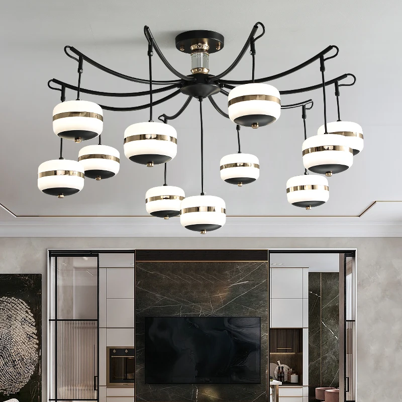 Современный Креативный скандинавский светодиодный Люстра со стеклянным шариком