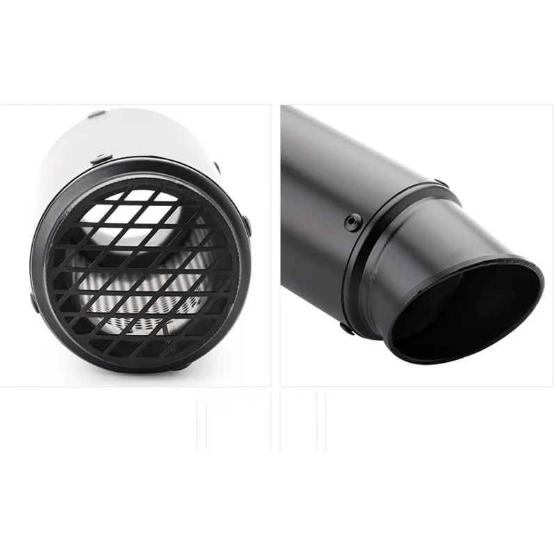 36-51mm Motorcycle exhaust escape moto Exhaust Muffler Pipe Carbon For gsr 600 750 crf 230 cb650f mt07 mt09 | Автомобили и