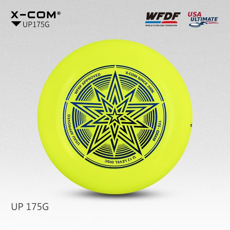 X COM Professional Ultimate Flying Disc сертифицированный WFDF 175g 4 цвета с сумкой для