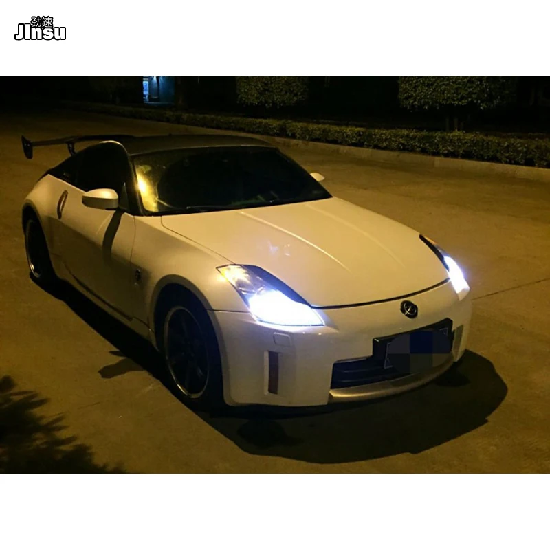 Волокно стекло матовый черный праймер фары Брови Веки автомобильные наклейки