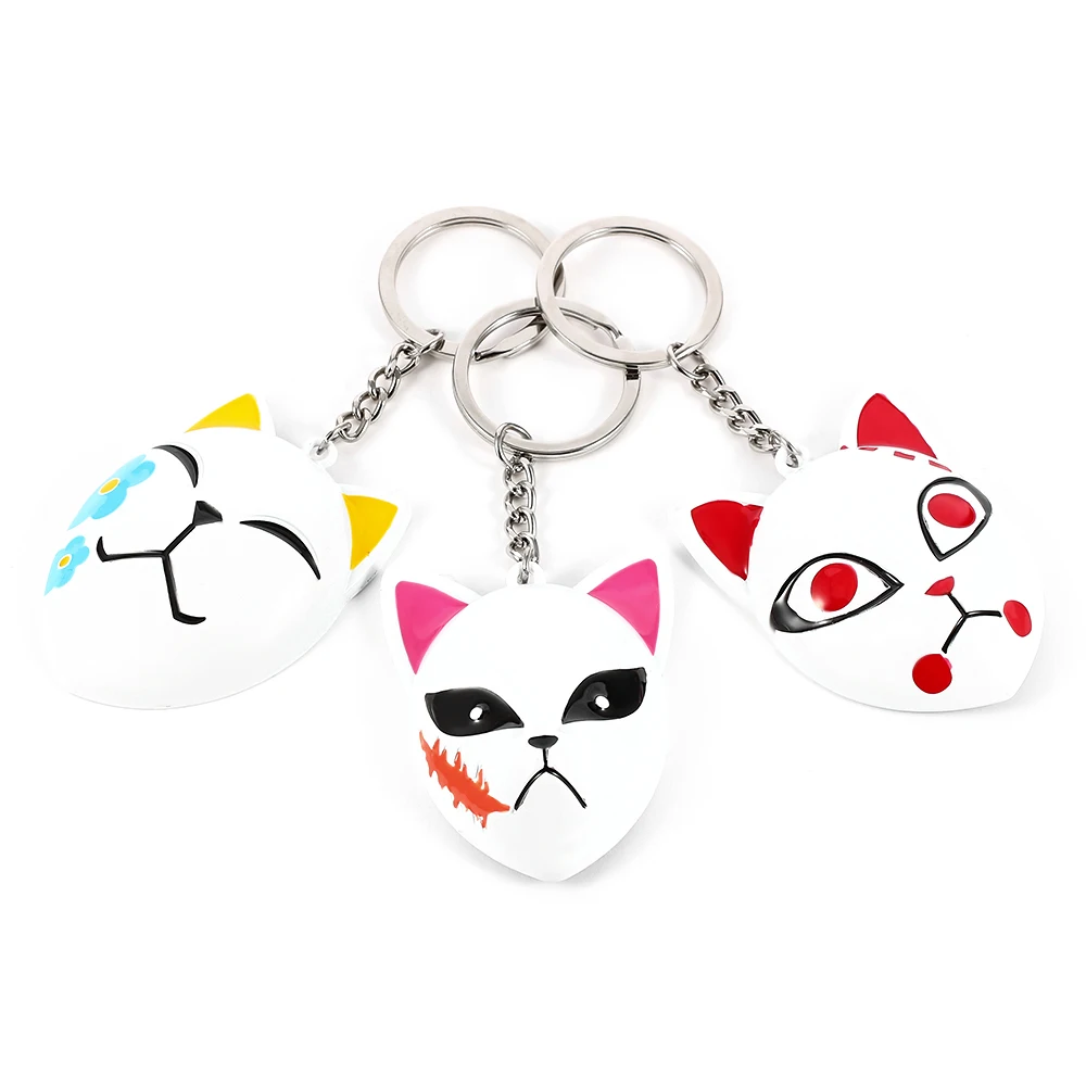 Брелок для ключей с изображением рассекающего демонов киметасу брелок в стиле