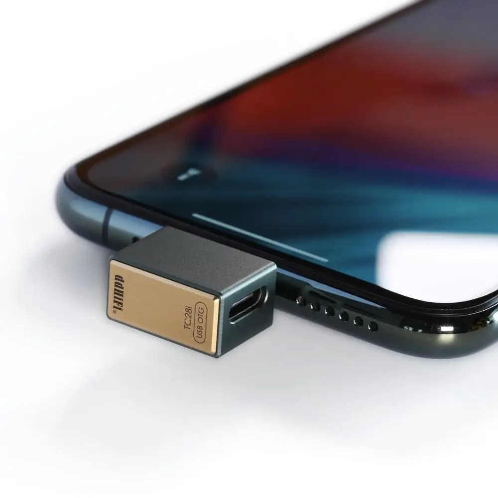 Переходник DD ddHiFi TC28i с Lightning на type EC переходник OTG штырь-гнездо декодирование USBC