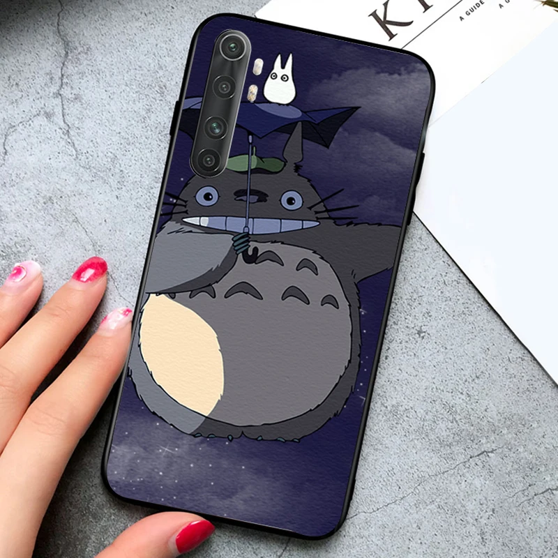 

Phone Case For Xiaomi Note 10 Pro Lite 10 Lite For Xiaomi Note 10 Pro Lite Carcasa Coque Funda Cute Cartoon Totoro Back Cover