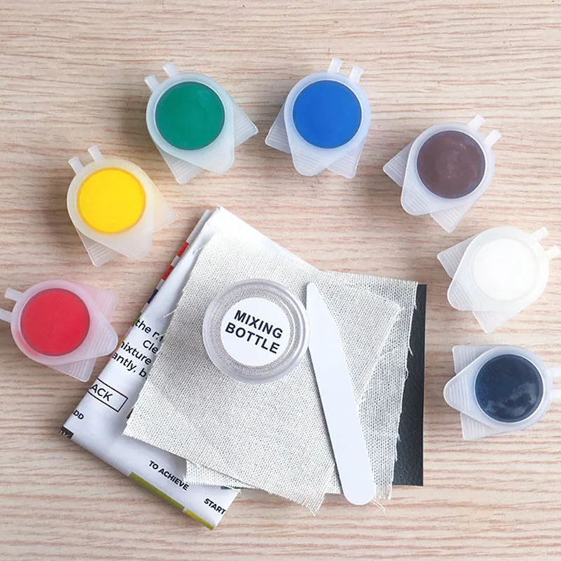 Набор для ремонта кожаной обивки автомобиля набор пальто и царапин на сиденье в