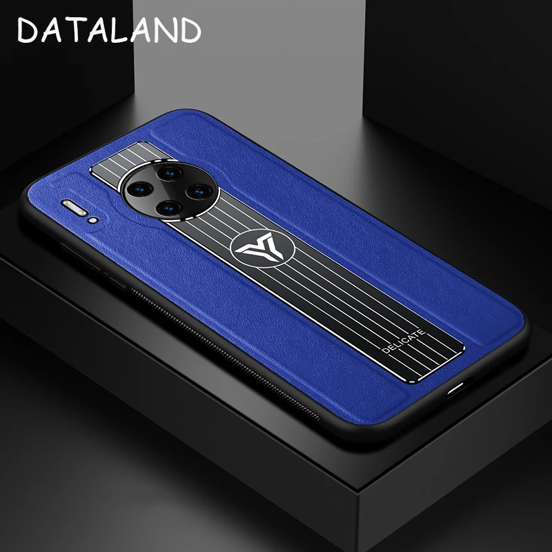 

Huawei Mate 40 Pro Case Cover Leather Magnetic Silicone Soft Frame Hard Back Cover For Huawei Mate 20 30 40 Pro Plus Phone Coque