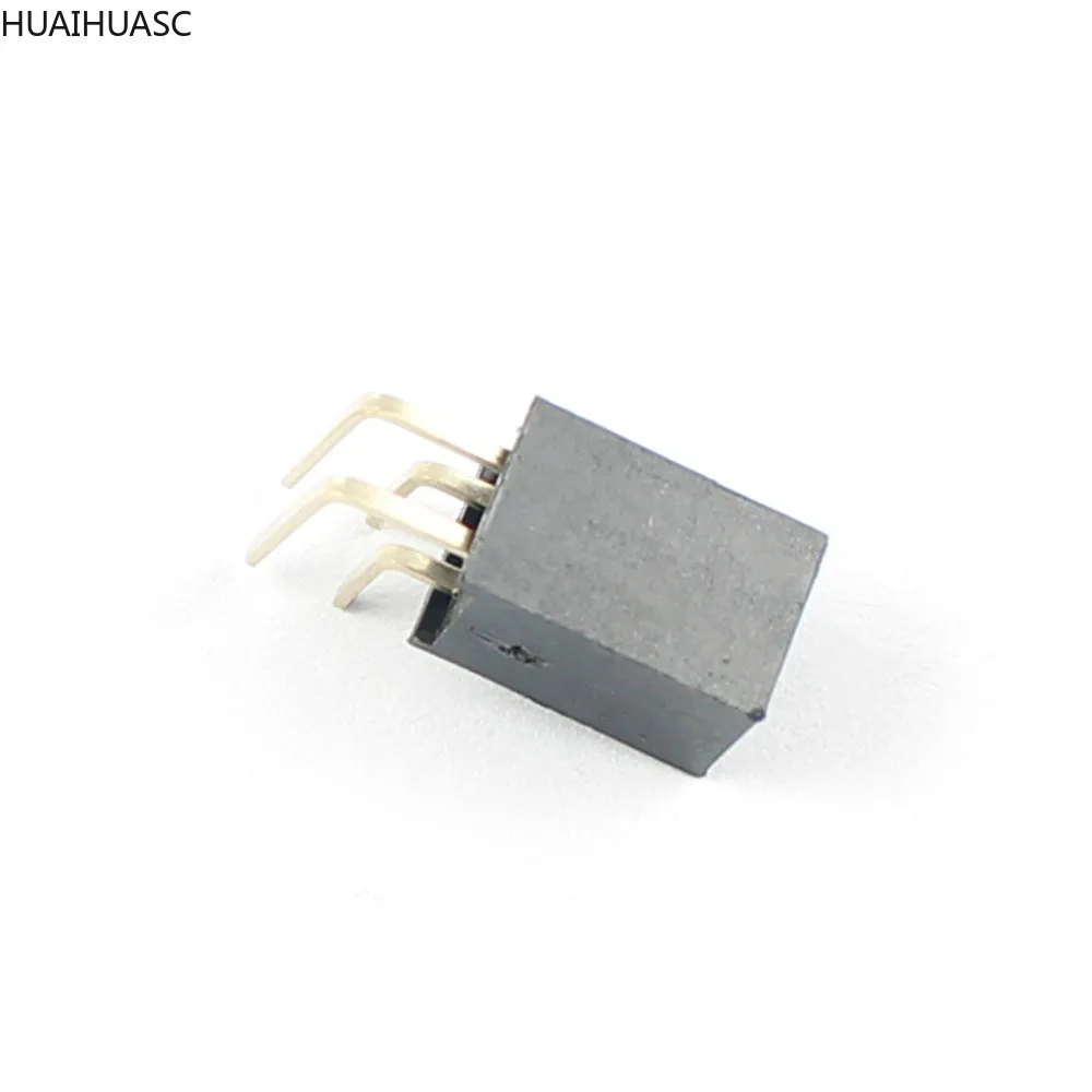 5 шт. 2 54 мм шаг 2x2 4 Pin Женский двухрядные правый угол коллектора полоса