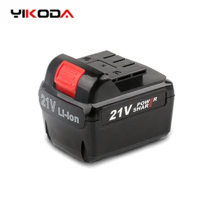 Литиевый аккумулятор YIKODA 21 в, перезаряжаемый аккумулятор для шуруповерта