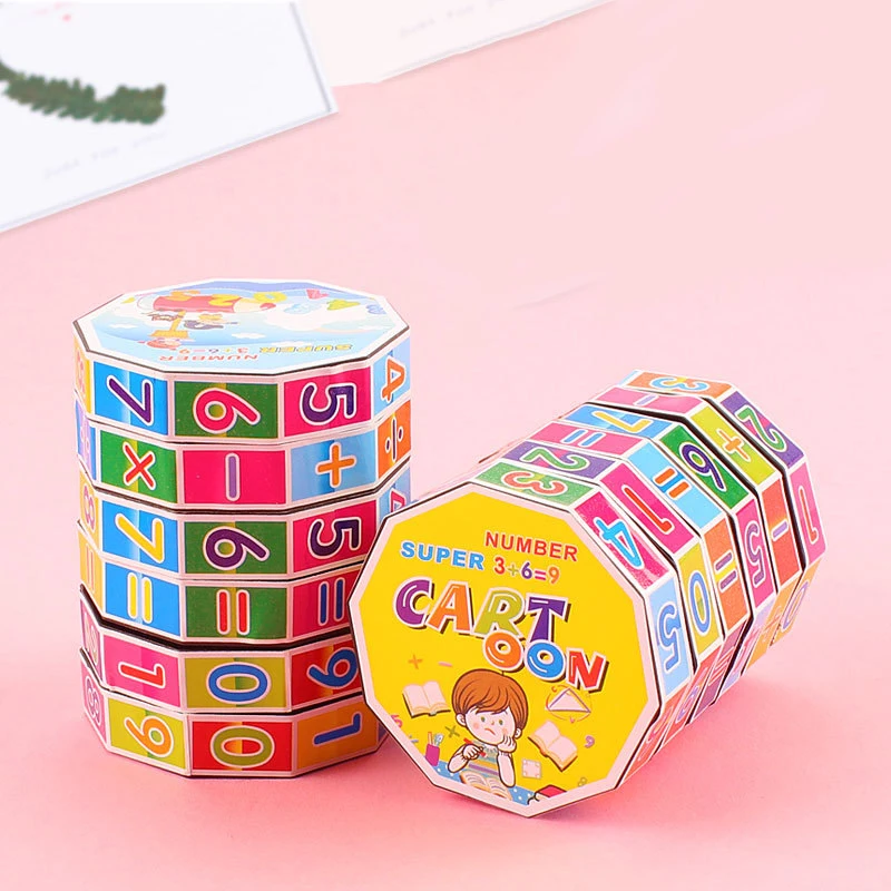 

Пластиковый математический арифметический цилиндрический куб, игрушки, детский куб, головоломка