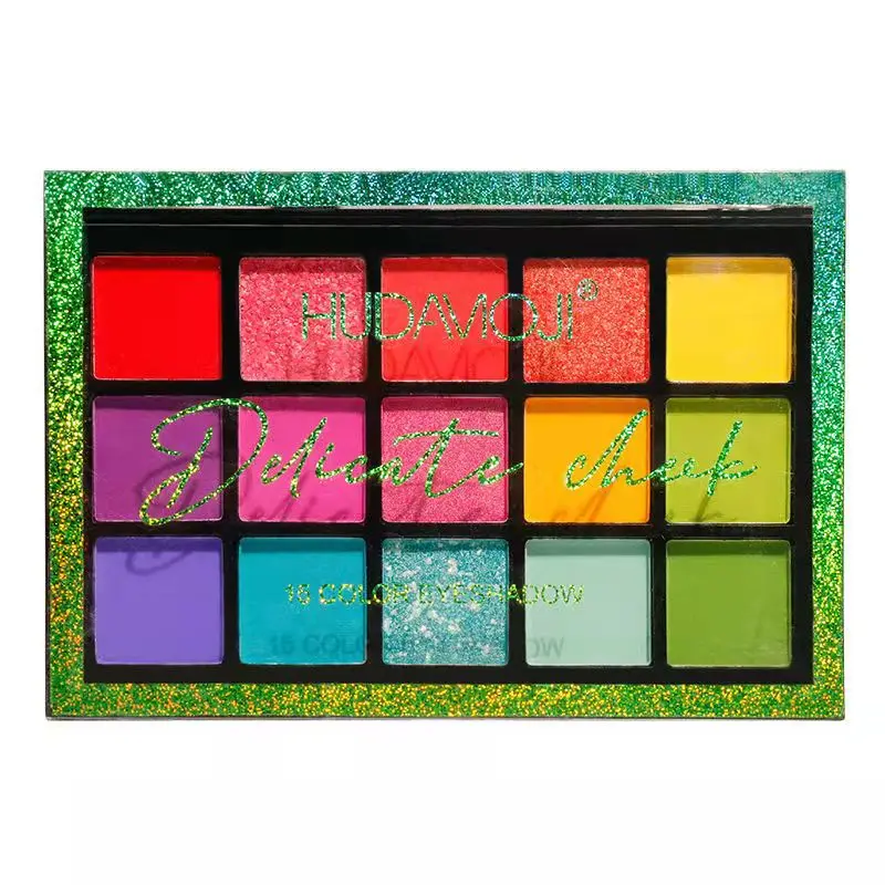 

Неоновые тени для век палитра для макияжа палитра 15 мерцающие блестящие матовые оттенки Matellic нюдовая блестящая пигментная пудра женская ко...