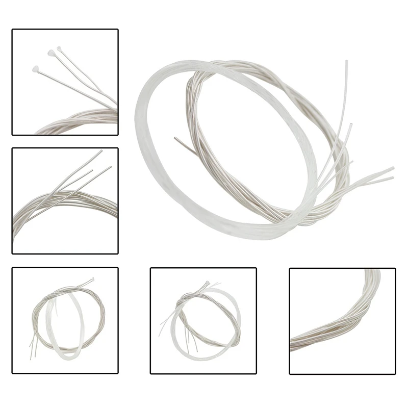 

IRIN 6Pcs/Set Classical Guitar Strings Nylon Silver-Plated Copper Wound Classical Guitar Strings(.028-.043)