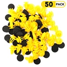 Клипсы для отделки автомобильной двери, 10 мм, 50 шт., крепежные панели для granta, skoda yeti, lada, priora, kia rio k2, mazda, peugeot 308