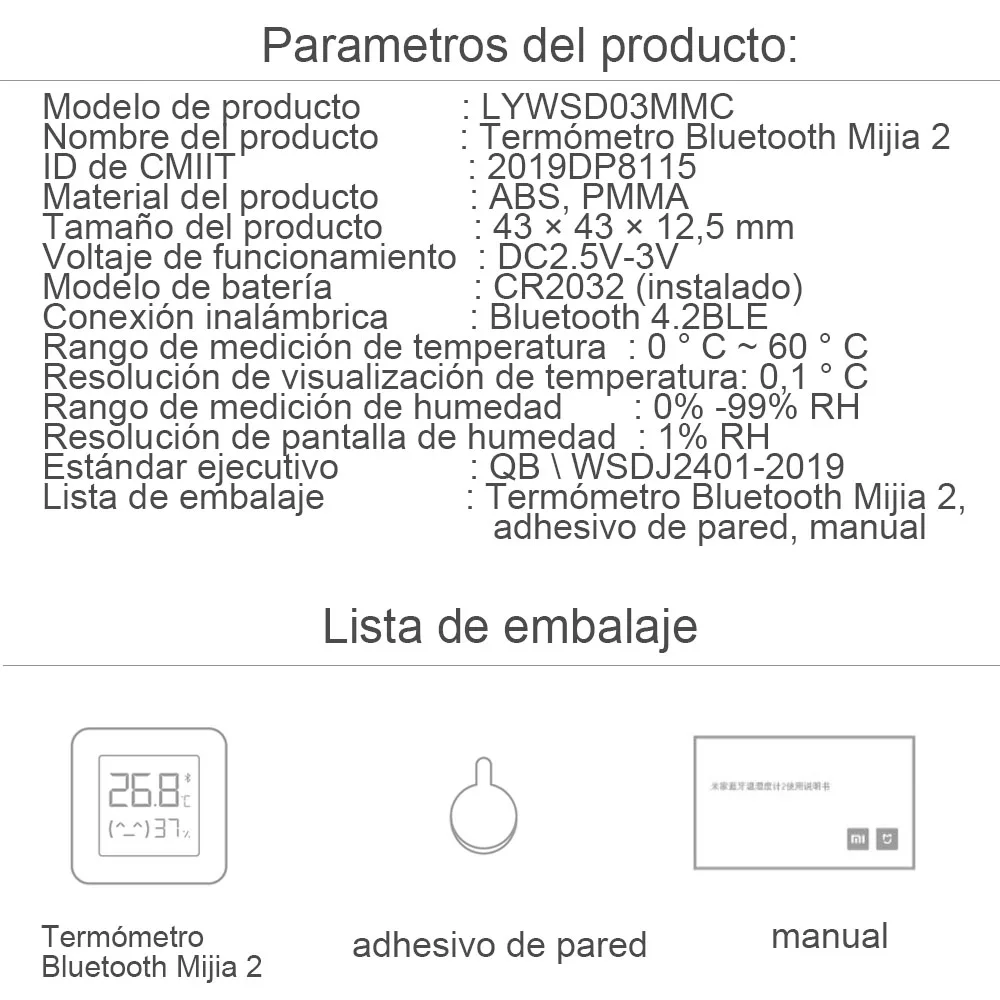 Новинка 2020xiaomi Mijia Bluetooth термометр 2 беспроводной умный электрический ЖК экран