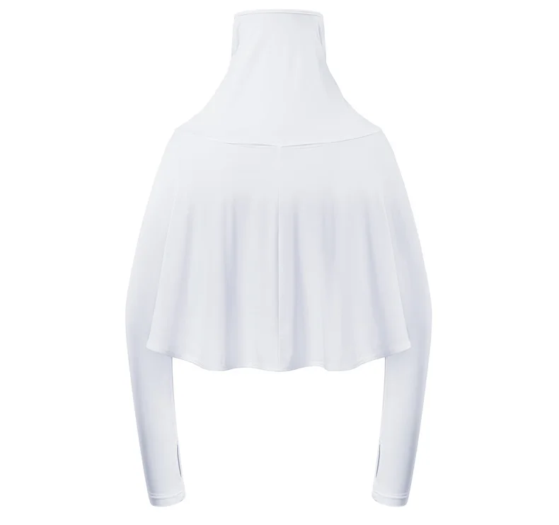 Женские охлаждающие рубашки для гольфа из ледяного шелка летние солнцезащитные