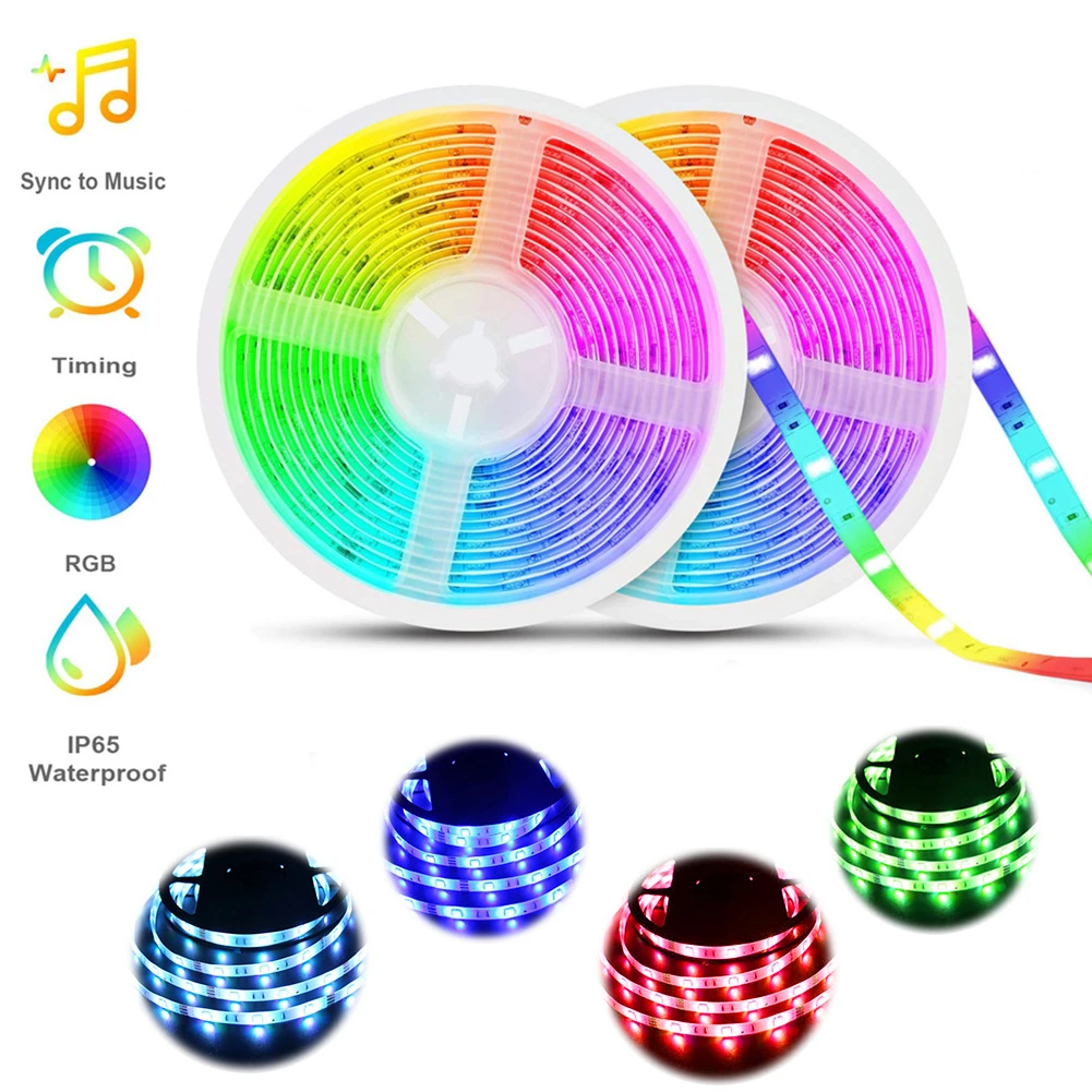 Водонепроницаемый RGB светодиодный ленточный светильник 5 м 10 5050RGBTape диод