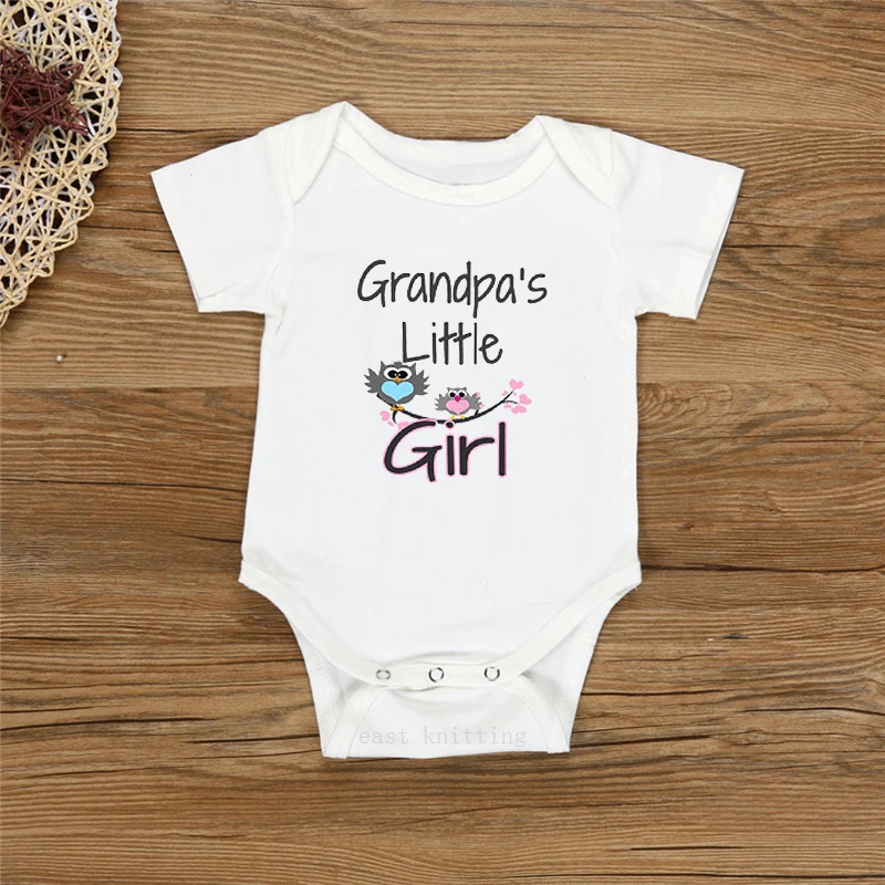 Grandpas/Боди для маленьких девочек милые детские боди новорожденных мальчиков и
