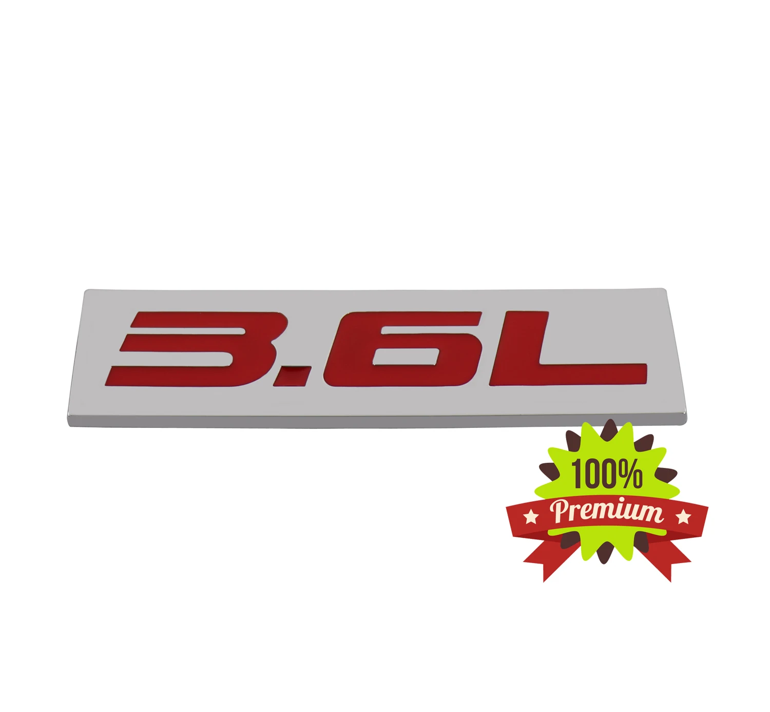 Хромированный красный 3 6 л для двигателя крышка крыла багажника эмблема наклейка