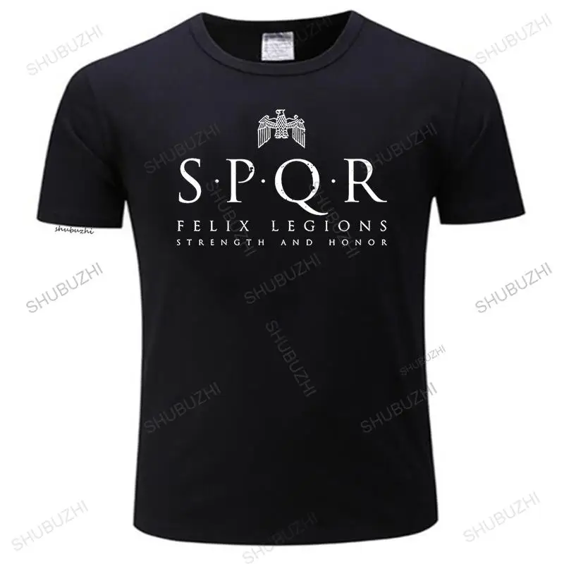 

Gift For Boyfriend Style T Shirts SPQR Roman Empire Army T-Shirt Men Letter Print Oversized T Shirt Classic Casual short sleeve