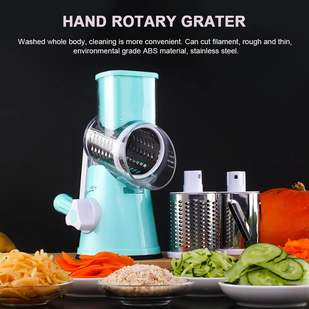 

Multi-function Chopper Manual Rotating Grater Vegetable Fruit Cutter Potato Peeler Home Shredder Slicer Grater Kitchen Tools