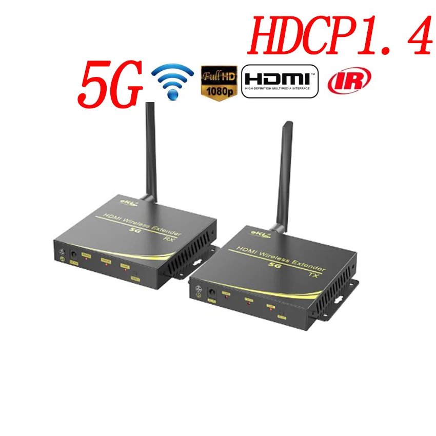 100 м беспроводной Wi Fi HDMI передатчик приемник 5 ГГц 1080P локальный выход