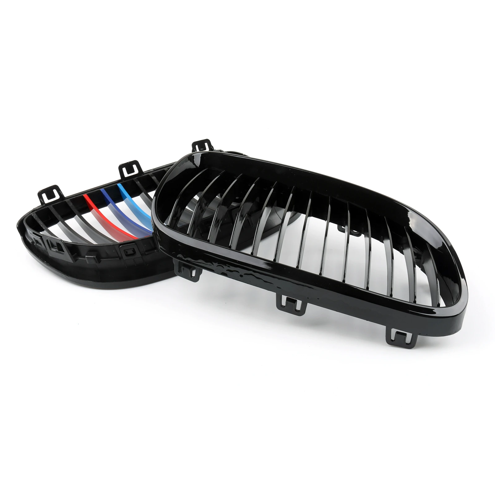 Artudatech 2x глянцевый черный м Цвет почек настройки передняя решетка радиатора для BMW