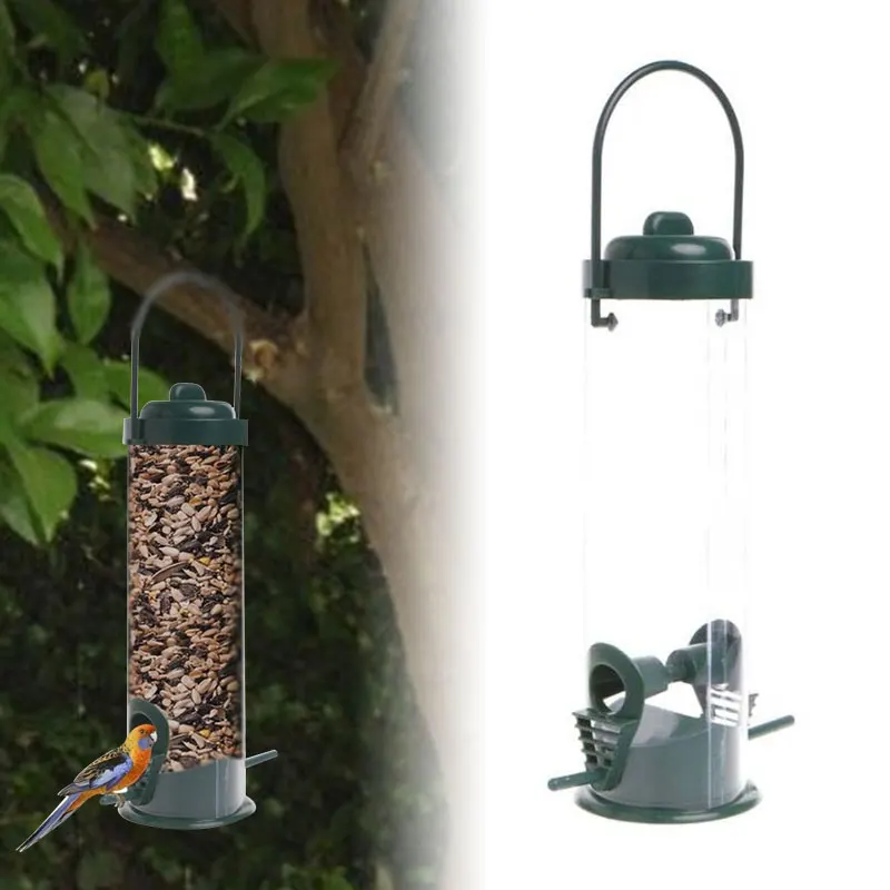 1 шт. подвесная кормушка для птиц садовый попугай Lovebird Macaws прозрачная уличная