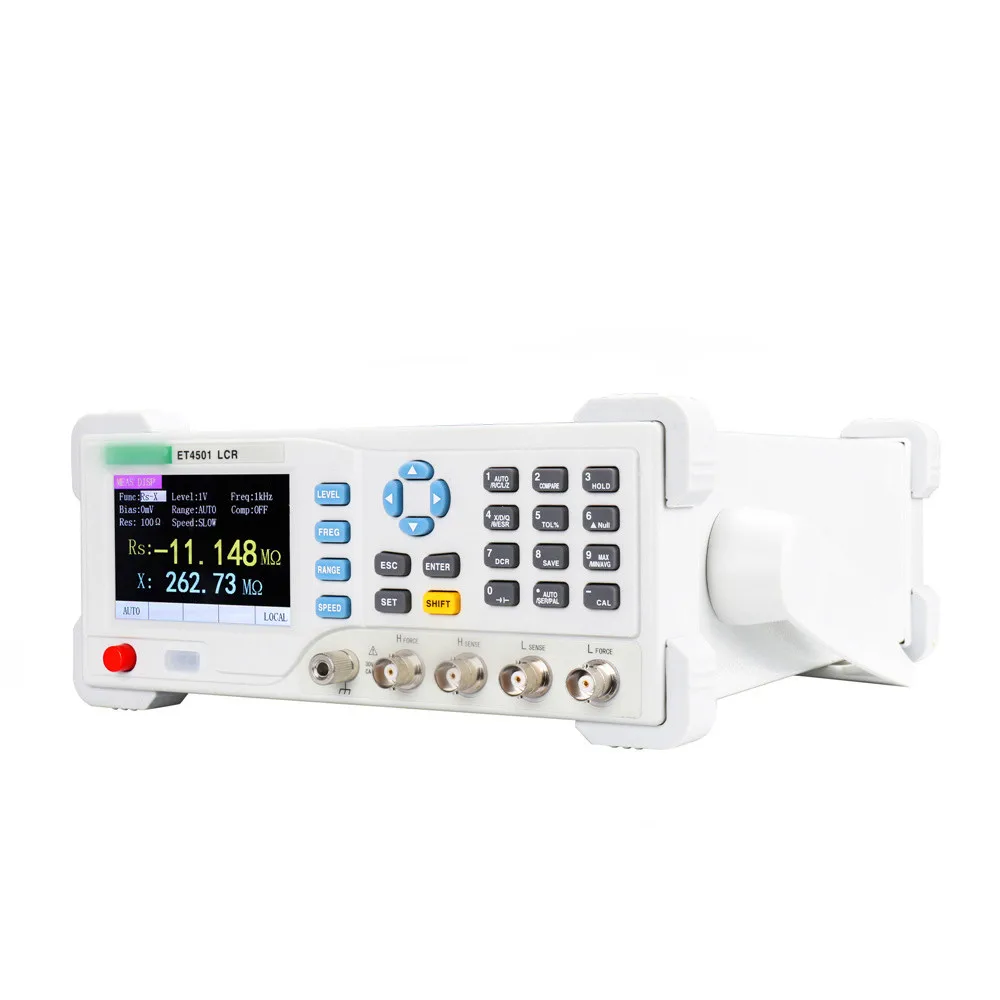 Настольный LCR тестер ET4501/ET4502/ET4510 LRC цифровой мост измеритель частоты емкости и
