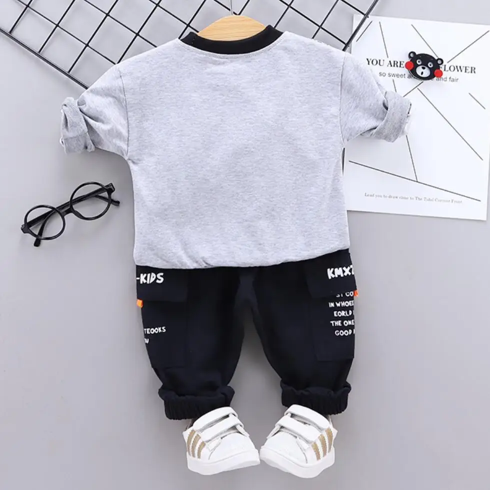 Детский спортивный костюм с длинным рукавом рубашка и штаны | Детская одежда